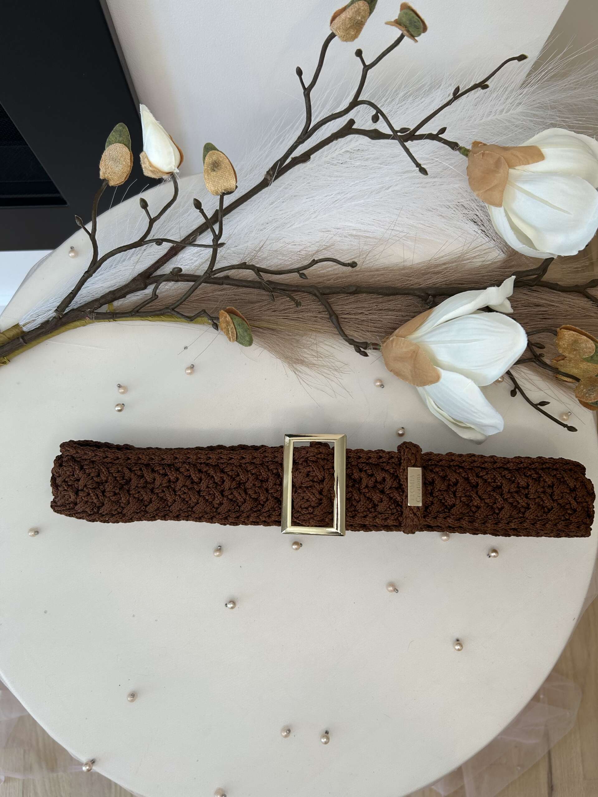 Ceinture élégance brune - $60.00 – Image 3