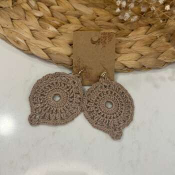 Boucles d’oreille dentelle - $30.00